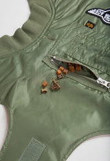 Dog MA-1 Nylon Flight Jacket Alpha Industries S/M Kurtka dla Pieska 163901