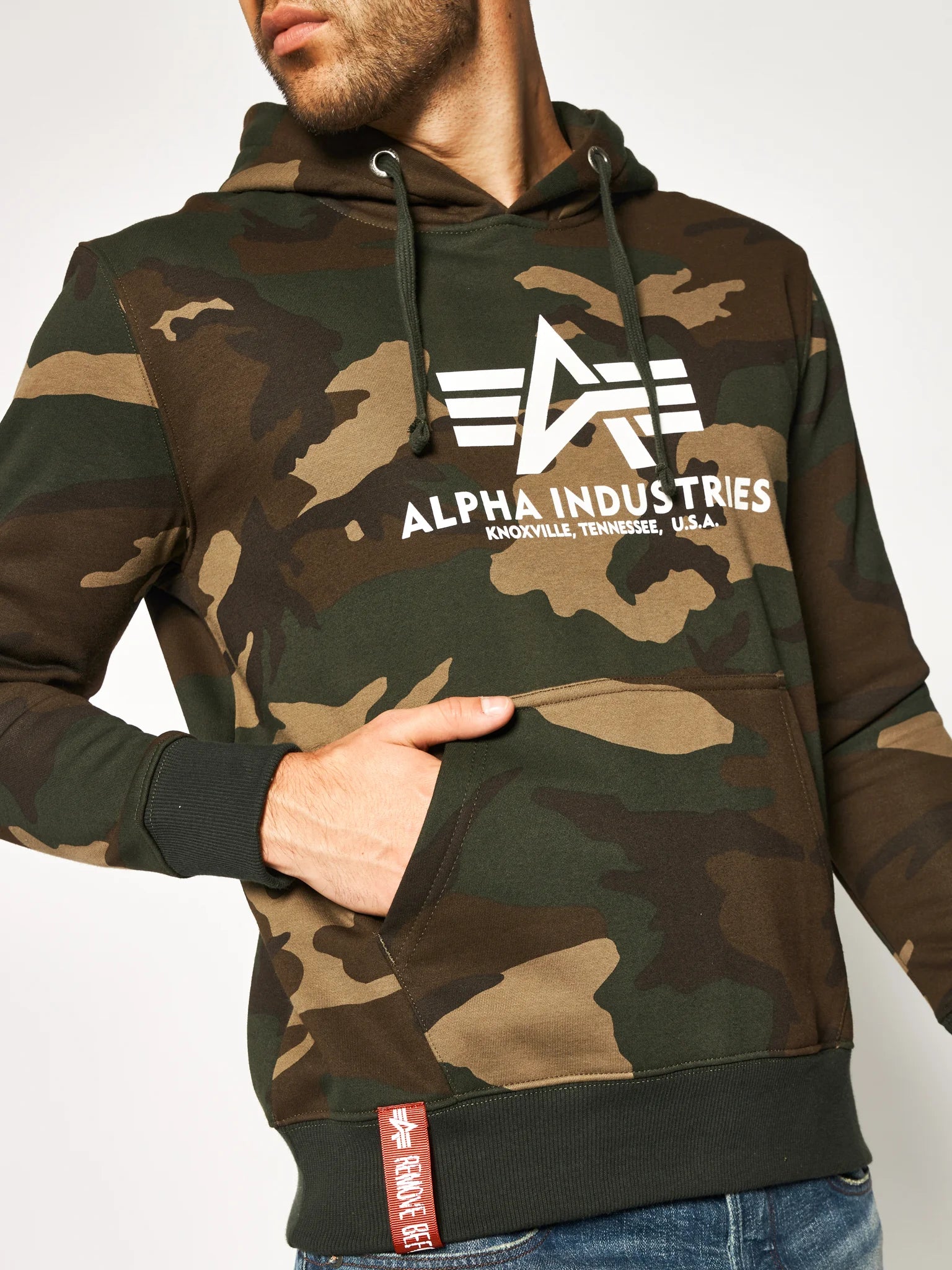 Basic Hoody Camo Alpha Industries Bluza Męska 178312C