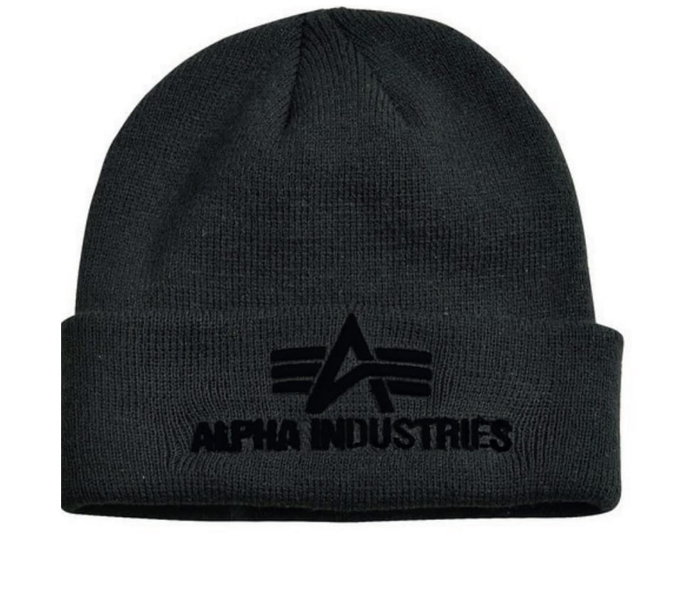 3D Beanie Alpha Industries Czapka Zimowa 168910