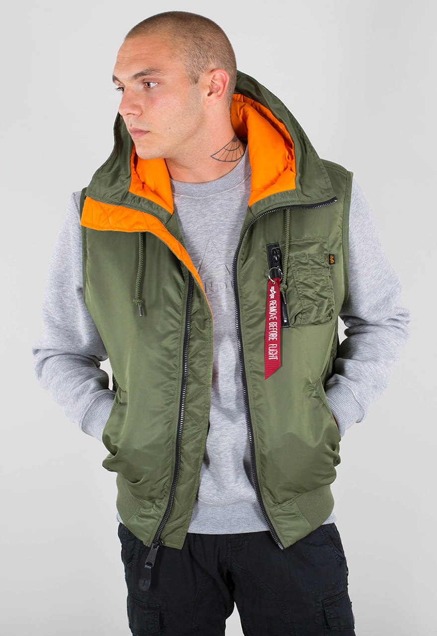 Hooded MA-1 Vest Kamizelka Alpha Industries L/XL 178132