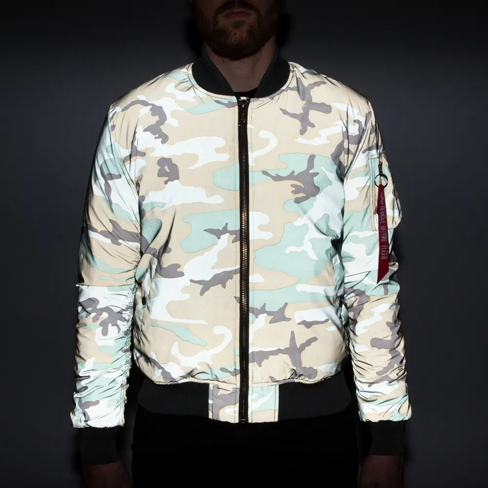 MA-1 VF 59 Reflective Camo Kurtka Alpha Industries L/XL/2XL 191118RC