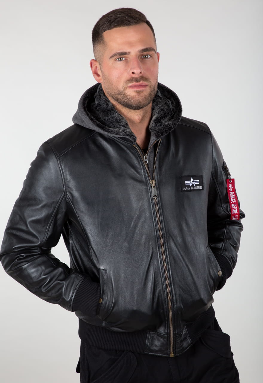 MA-1 D-Tec Leather Skórzana kurtka Alpha Industries193129