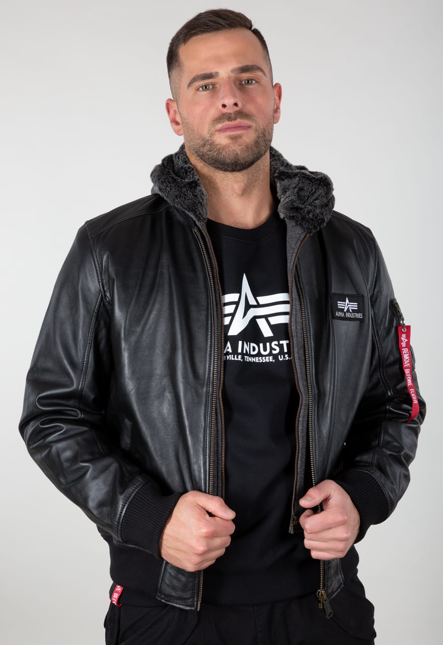 MA-1 D-Tec Leather Skórzana kurtka Alpha Industries193129