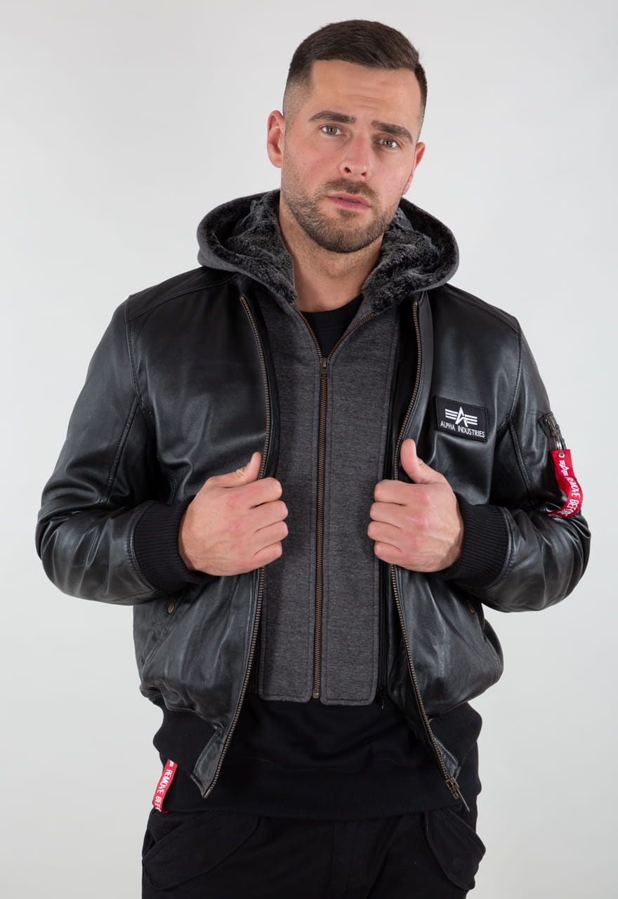 MA-1 D-Tec Leather Skórzana kurtka Alpha Industries193129