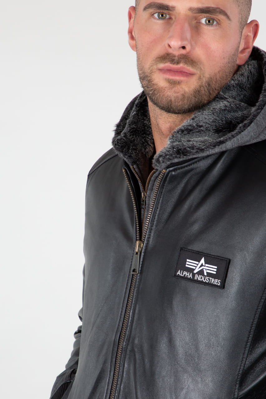 MA-1 D-Tec Leather Skórzana kurtka Alpha Industries193129