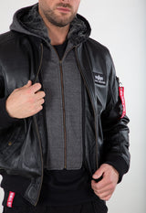 MA-1 D-Tec Leather Skórzana kurtka Alpha Industries193129