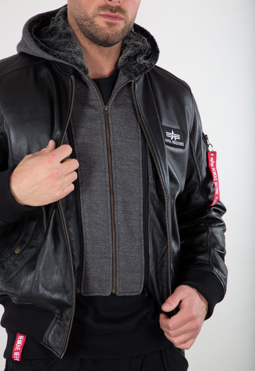 MA-1 D-Tec Leather Skórzana kurtka Alpha Industries193129