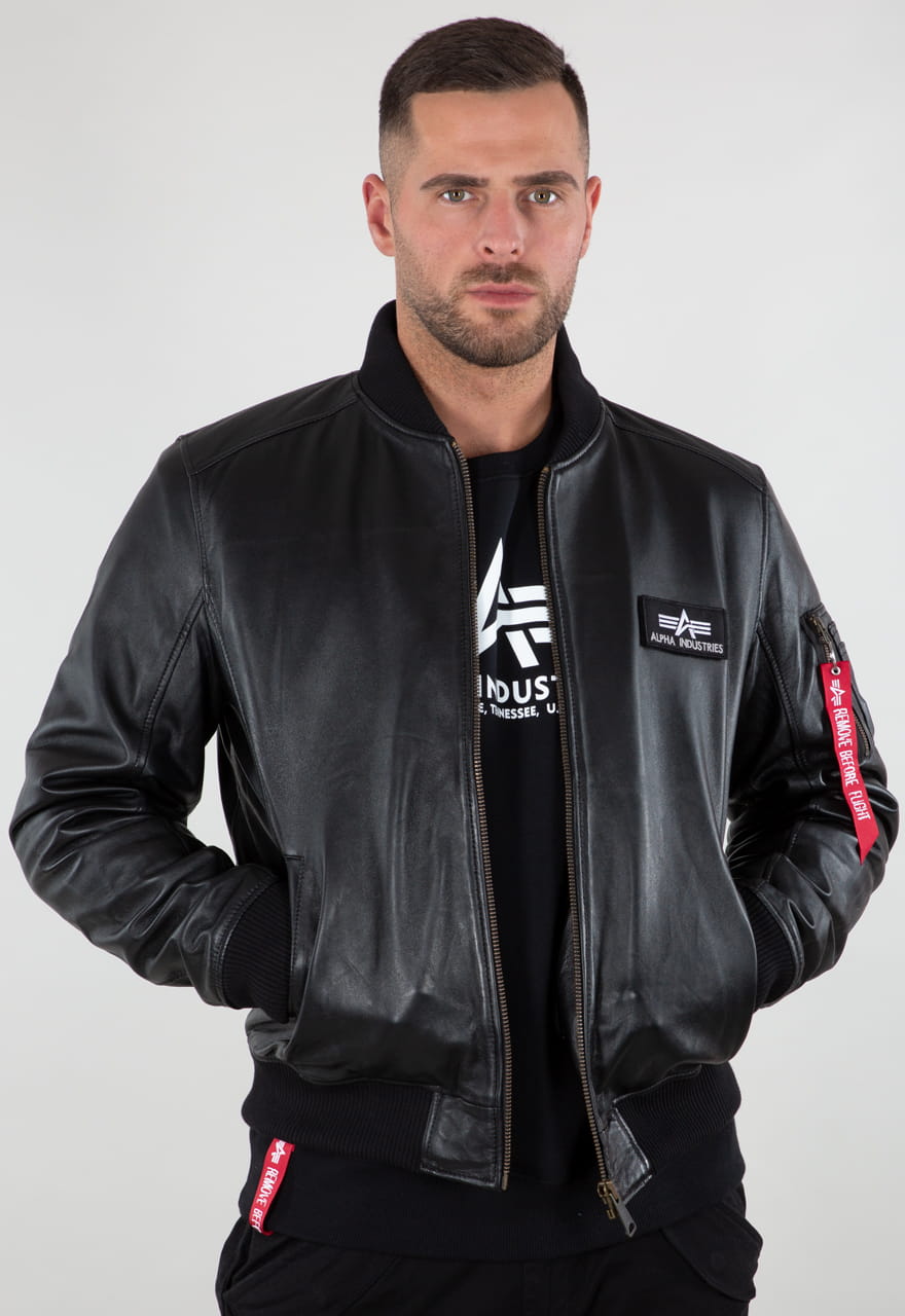 MA-1 D-Tec Leather Skórzana kurtka Alpha Industries193129