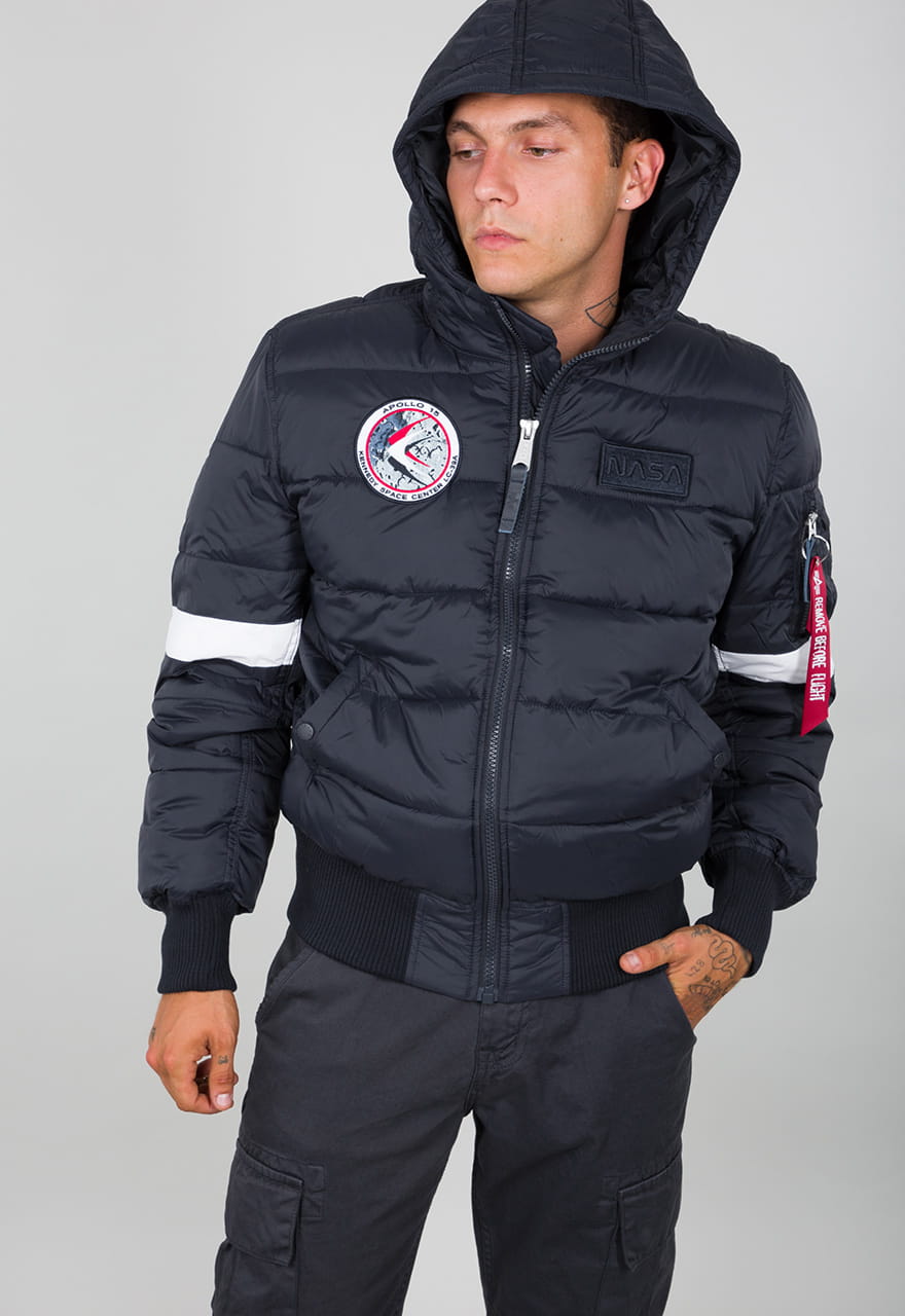 Kurtka z kapturem Puffer FD NASA Alpha Industries L 198121