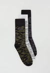Skarpetki graficzne AOP 3-pak Skarpety Alpha Industries 43-46 118928