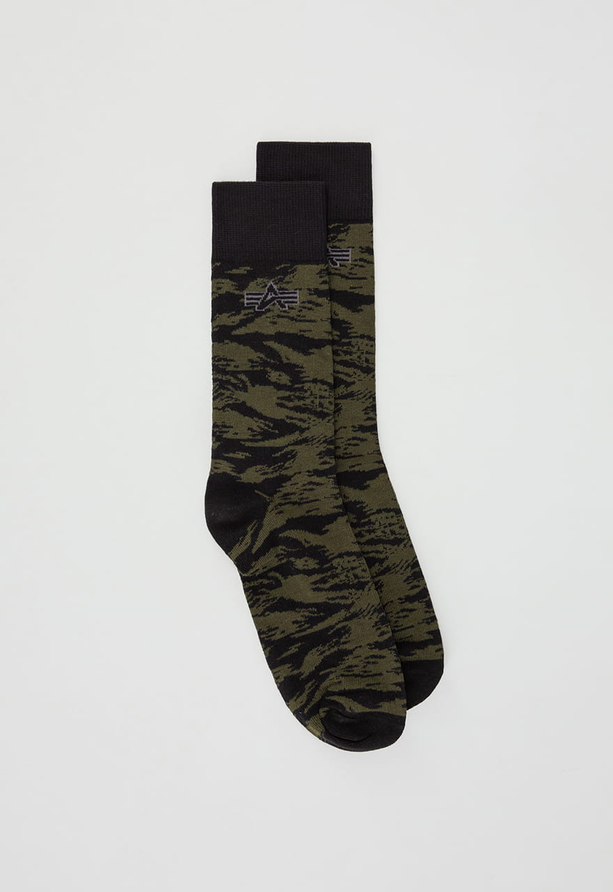 Skarpetki graficzne AOP 3-pak Skarpety Alpha Industries 43-46 118928