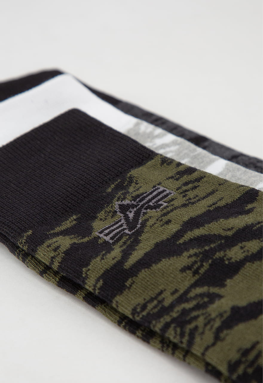 Skarpetki graficzne AOP 3-pak Skarpety Alpha Industries 43-46 118928