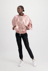 MA-1 OS Metallic Wmn Kurtka Alpha Industries M 128001MF