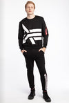 Side Logo Sweater Bluza Alpha Industries L 118305