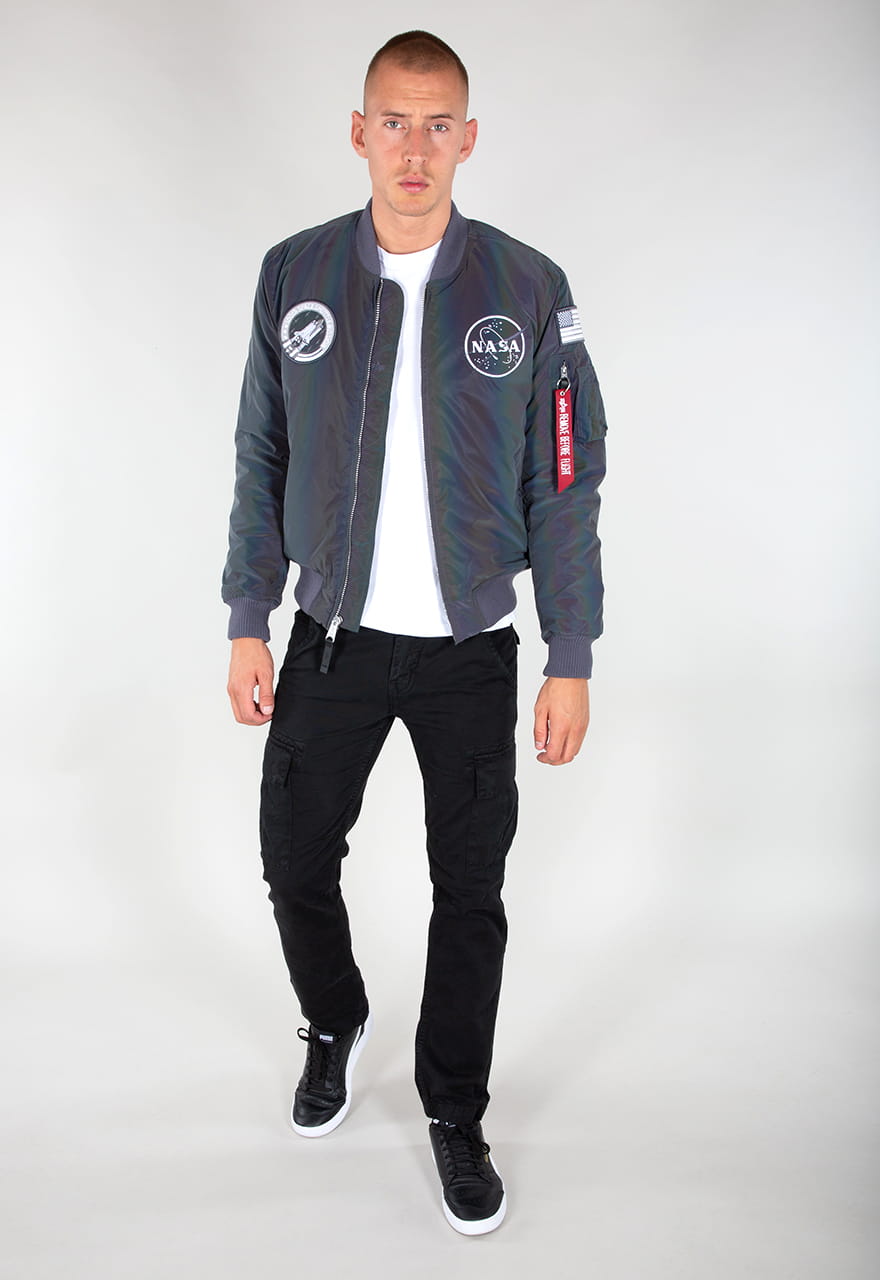 MA-1 NASA Rainbow Ref. Kurtka Odblaskowa Alpha Industries L B15-3 TT Camo Kurtka Alpha Industries 128112RR