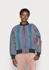 MA-1 VF 59 Rainbow Reflective Flight Jacket Alpha Industries L 191118RR
