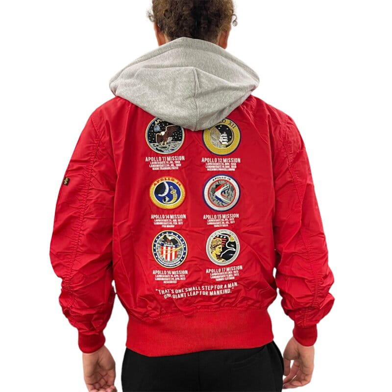 Kurtka MA-1 Zip Hood Apollo NASA Alpha Industries L/XL/2XL 136106