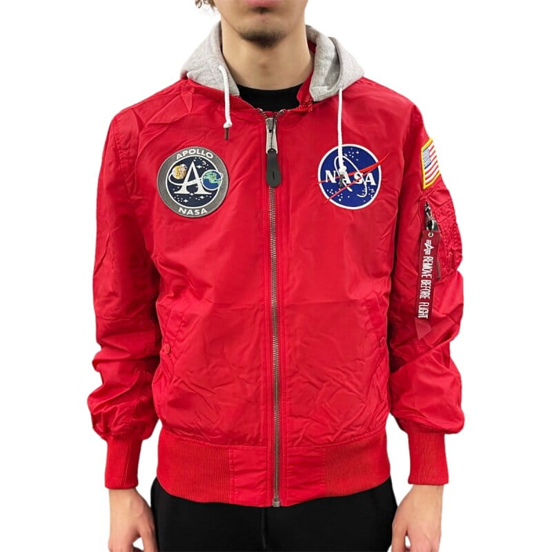 Kurtka MA-1 Zip Hood Apollo NASA Alpha Industries L/XL/2XL 136106