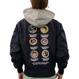 Kurtka MA-1 Zip Hood Apollo NASA Alpha Industries L/XL/2XL 136106
