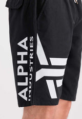 Krótkie spodenki kąpielowe z bocznym nadrukiem Alpha Industries M 106812