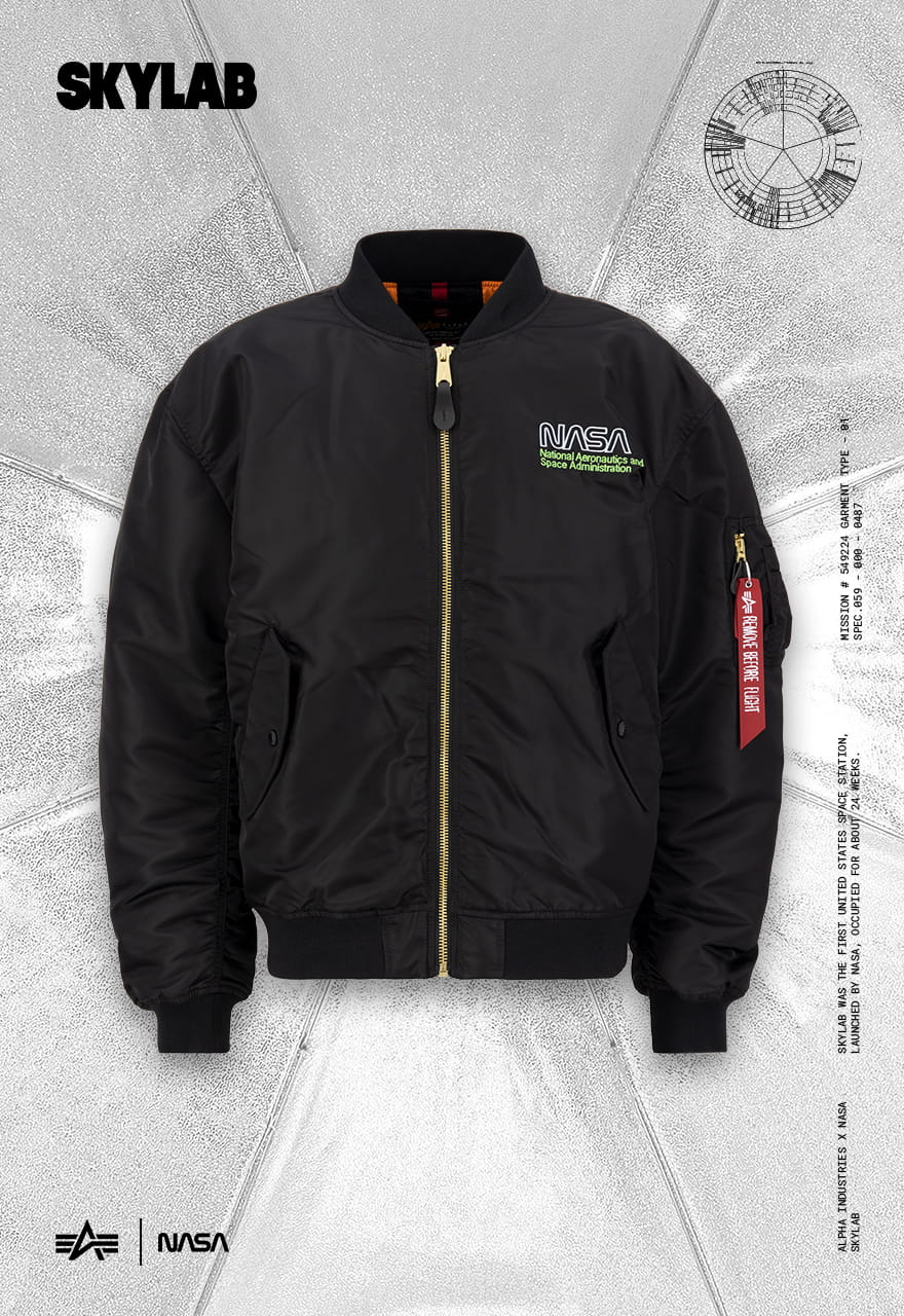 MA-1 NASA Skylab Jacket Alpha Industries 138138 M/L/XL/2XL/3XL