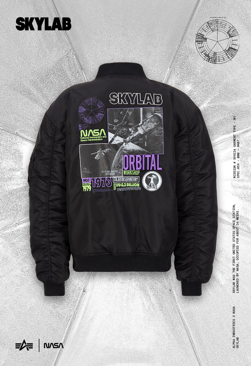 MA-1 NASA Skylab Jacket Alpha Industries 138138 M/L/XL/2XL/3XL