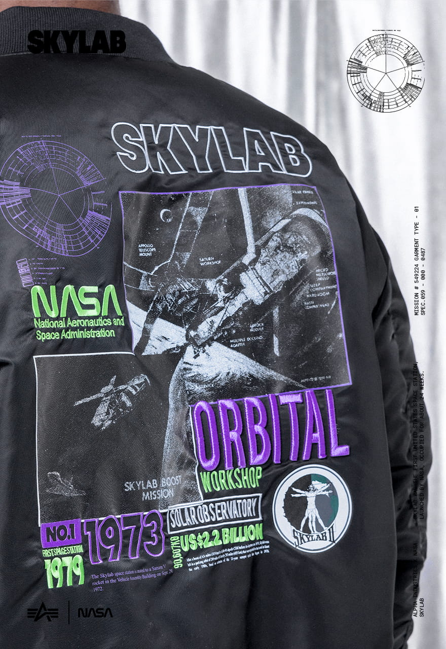 MA-1 NASA Skylab Jacket Alpha Industries 138138 M/L/XL/2XL/3XL