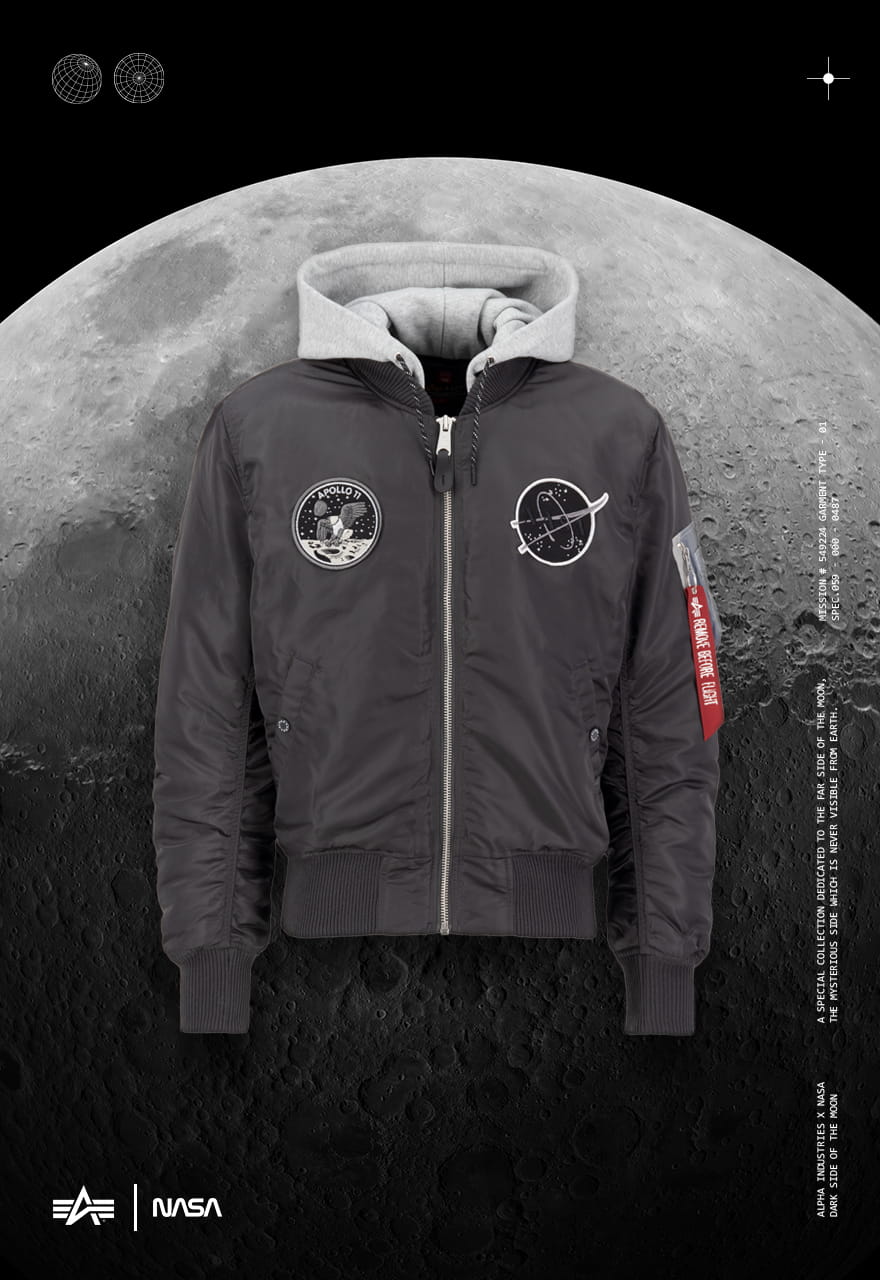 MA-1 VF Hood Dark Side Kurtka Alpha Industries L/XL/2XL/3XL 108108