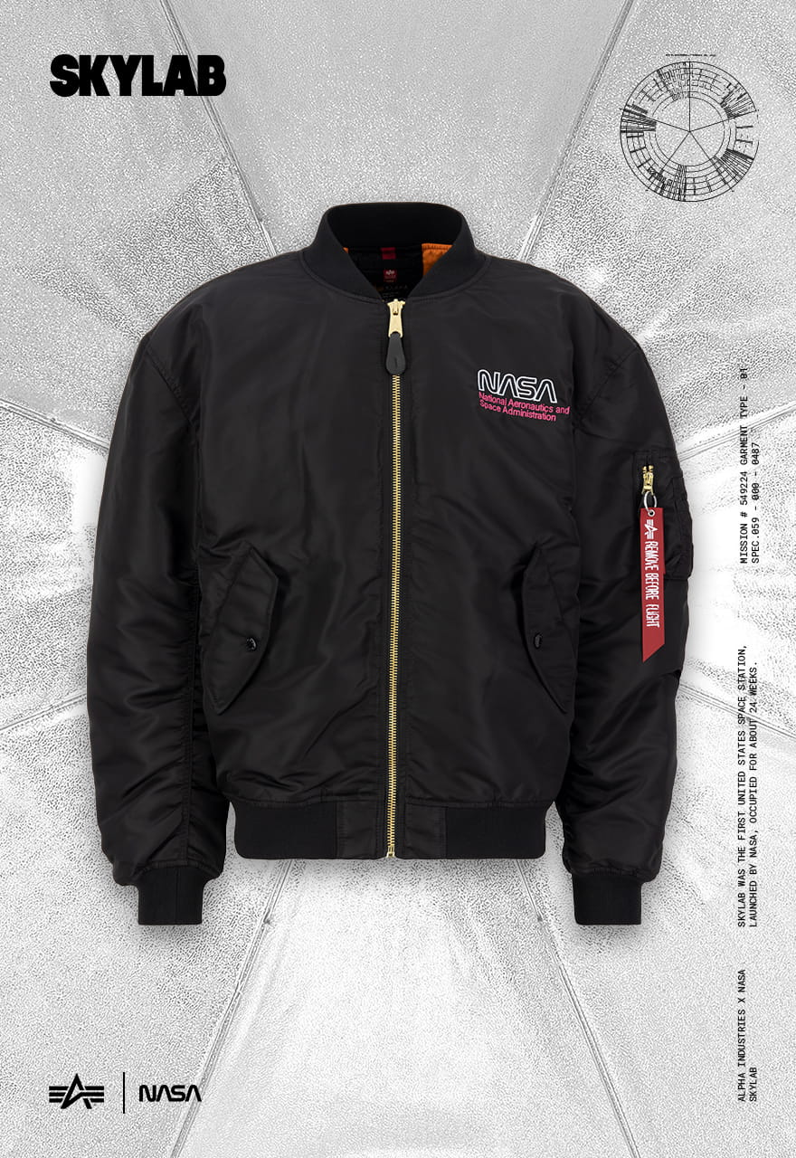 MA-1 NASA Skylab Jacket Alpha Industries 138138 M/L/XL/2XL/3XL