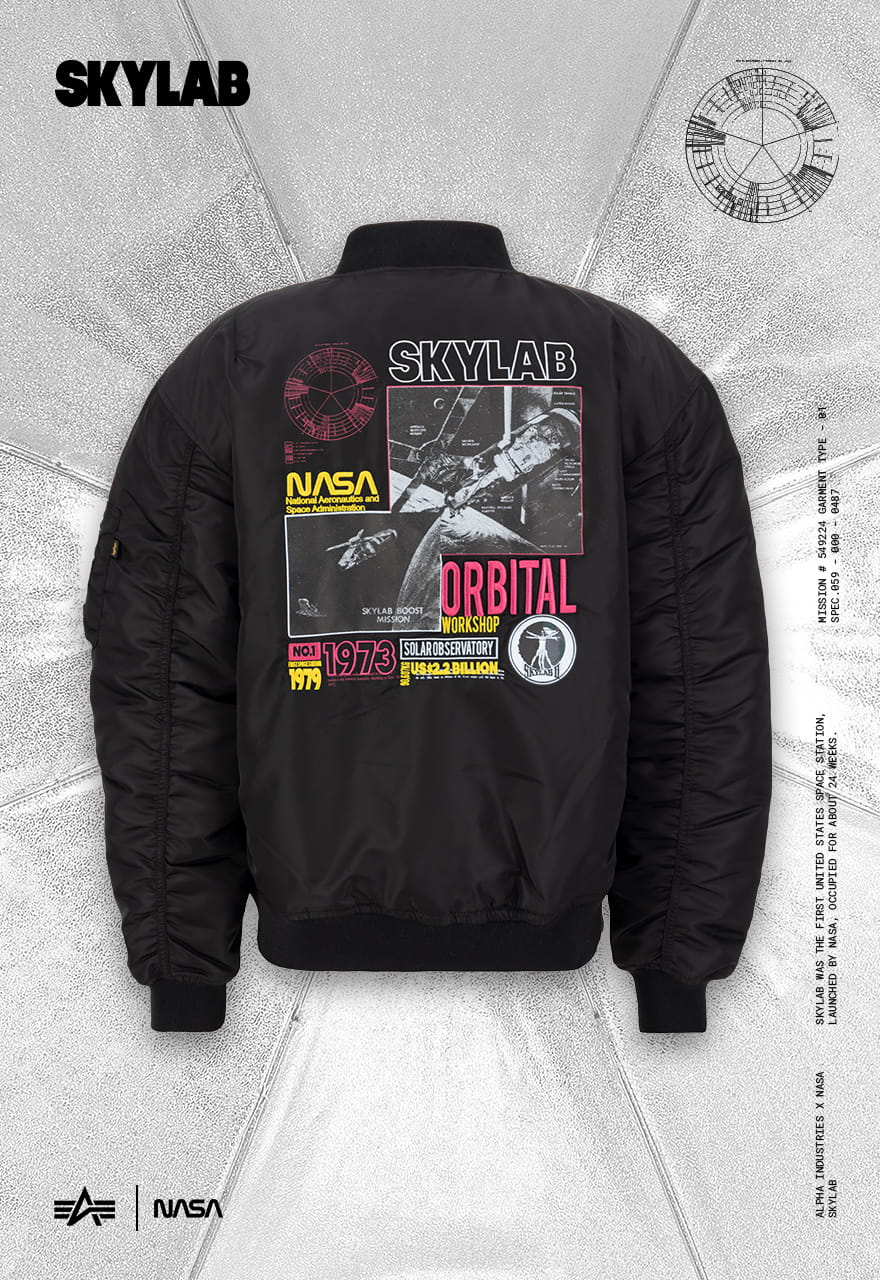 MA-1 NASA Skylab Jacket Alpha Industries 138138 M/L/XL/2XL/3XL