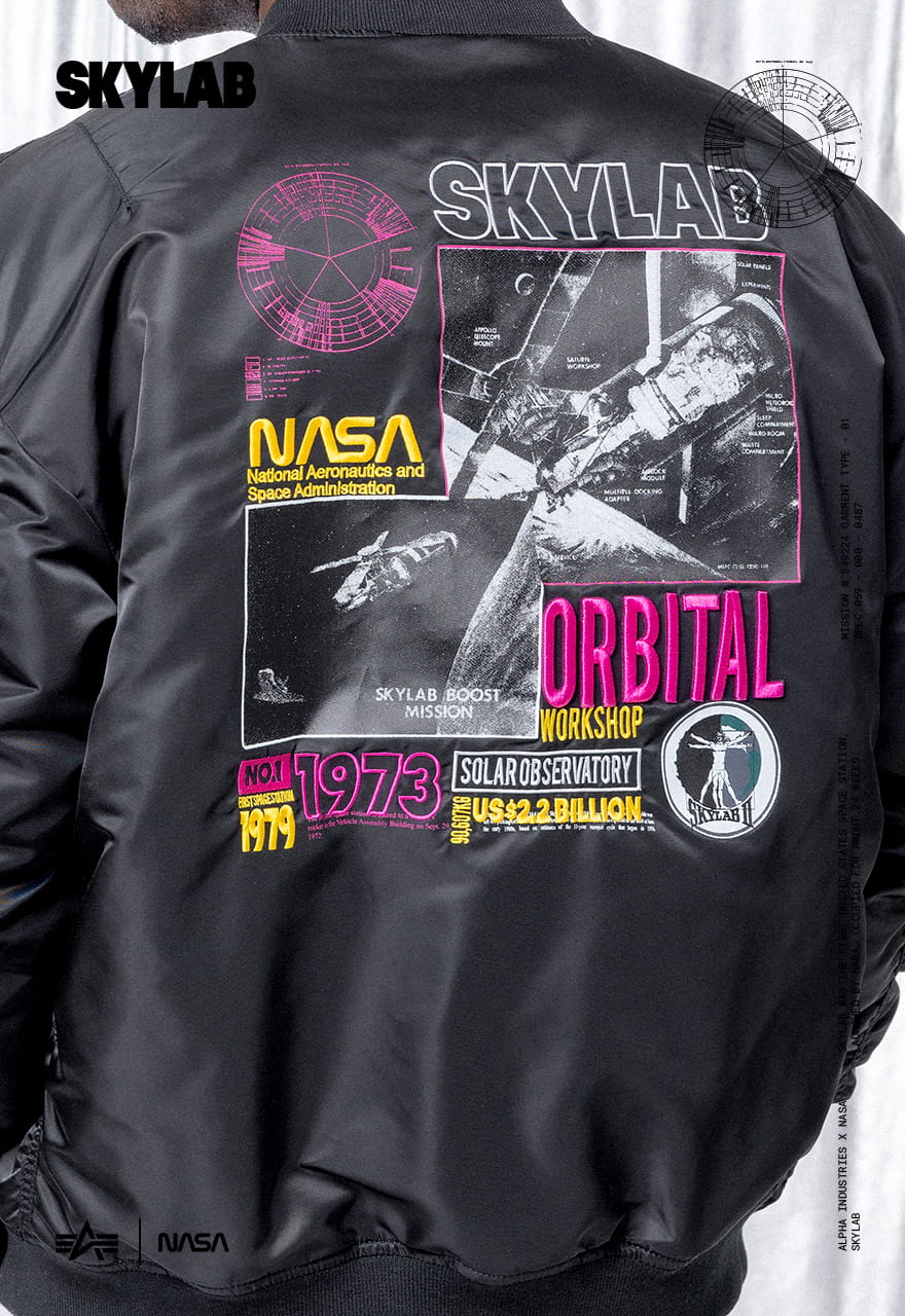 MA-1 NASA Skylab Jacket Alpha Industries 138138 M/L/XL/2XL/3XL