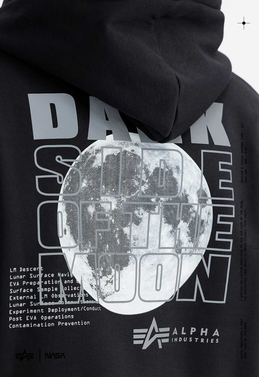 Bluza z kapturem Dark Side Alpha Industries 108337 M/L/XL/2XL/3XL