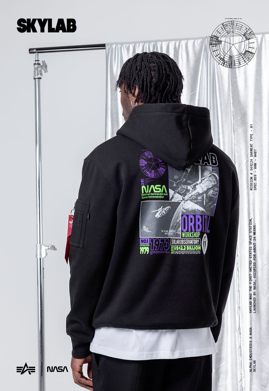 Skylab NASA Hoody Alpha Industries Bluza 138336 M/L/XL/2XL/3XL
