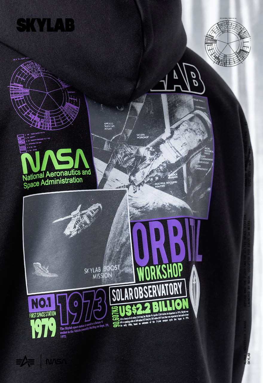 Skylab NASA Hoody Alpha Industries Bluza 138336 M/L/XL/2XL/3XL