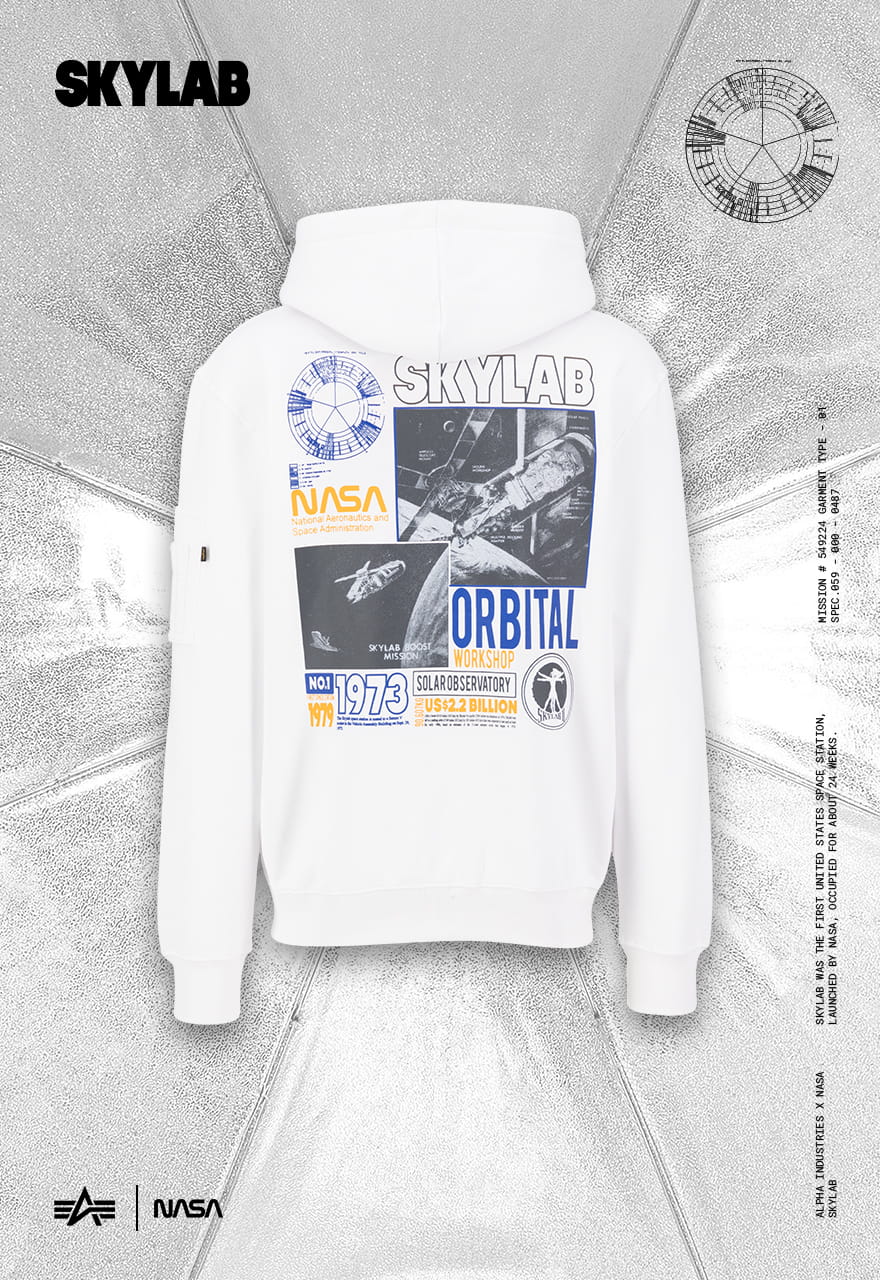 Skylab NASA Hoody Alpha Industries Bluza 138336 M/L/XL/2XL/3XL