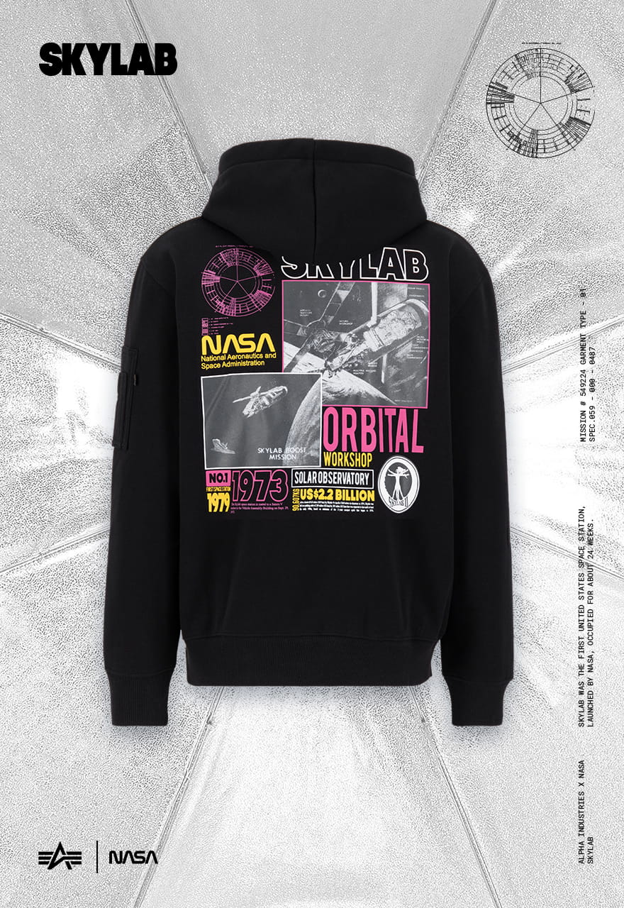 Skylab NASA Hoody Alpha Industries Bluza 138336 M/L/XL/2XL/3XL