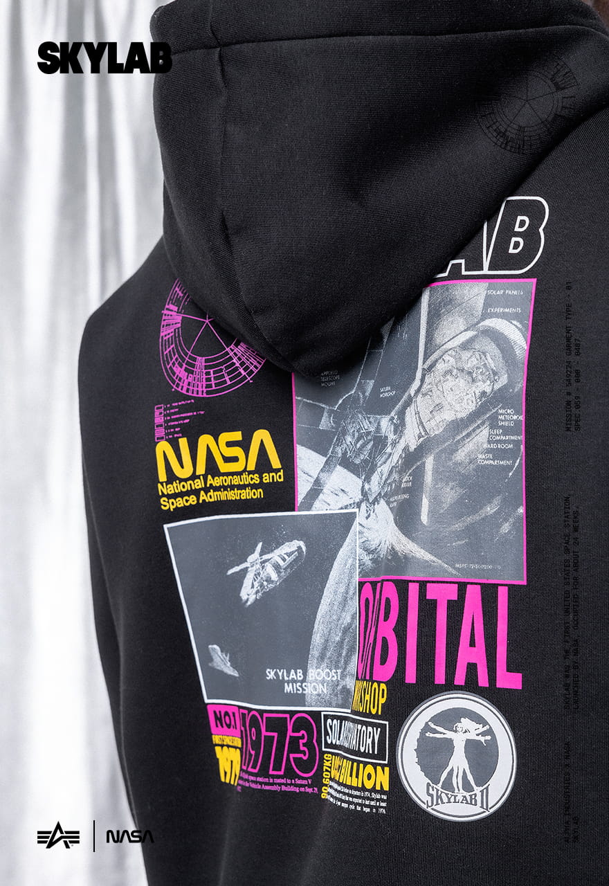 Skylab NASA Hoody Alpha Industries Bluza 138336 M/L/XL/2XL/3XL