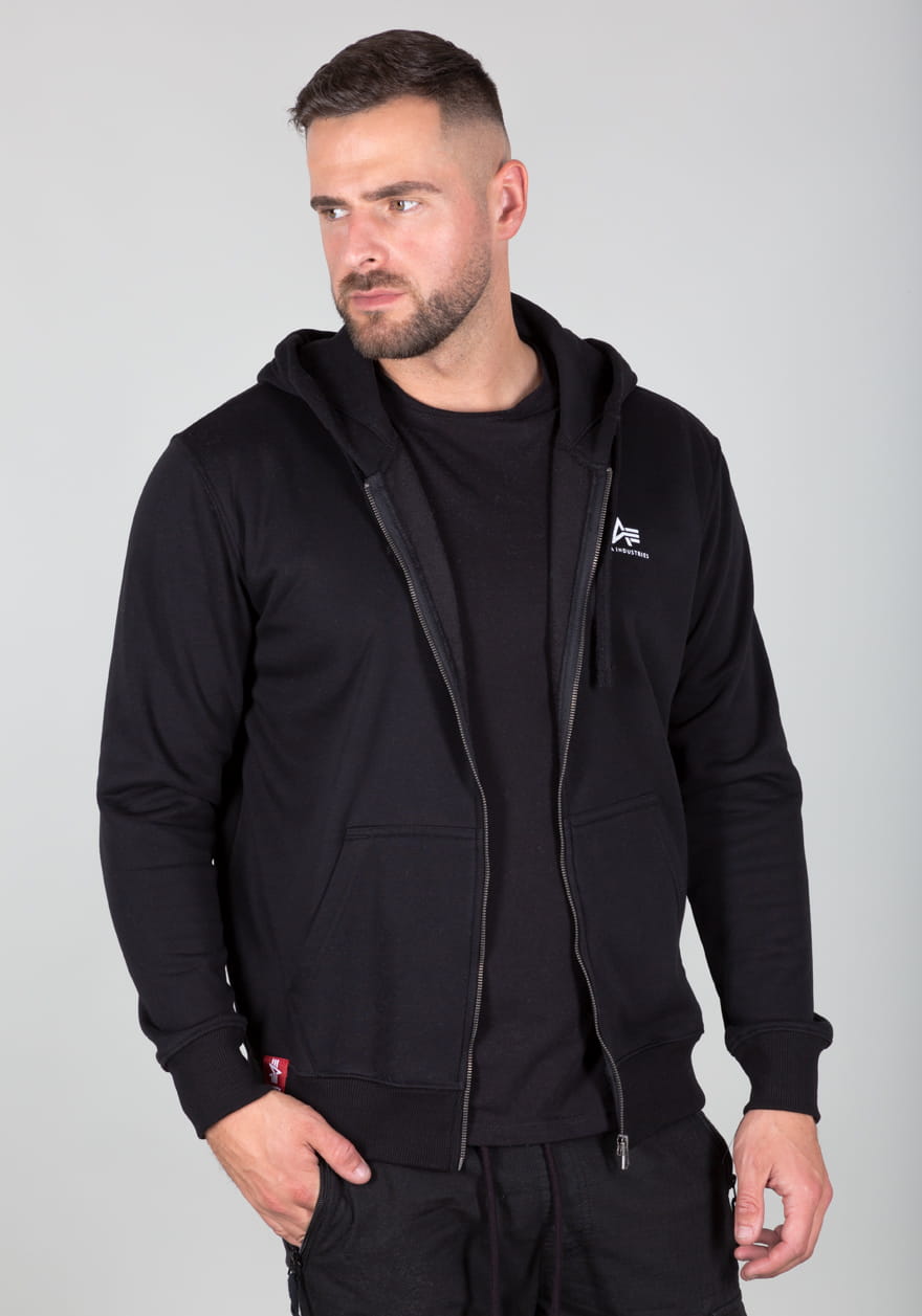 Basic Zip Hoody SL Rozpinana bluza z kapturem Alpha Industries 118342