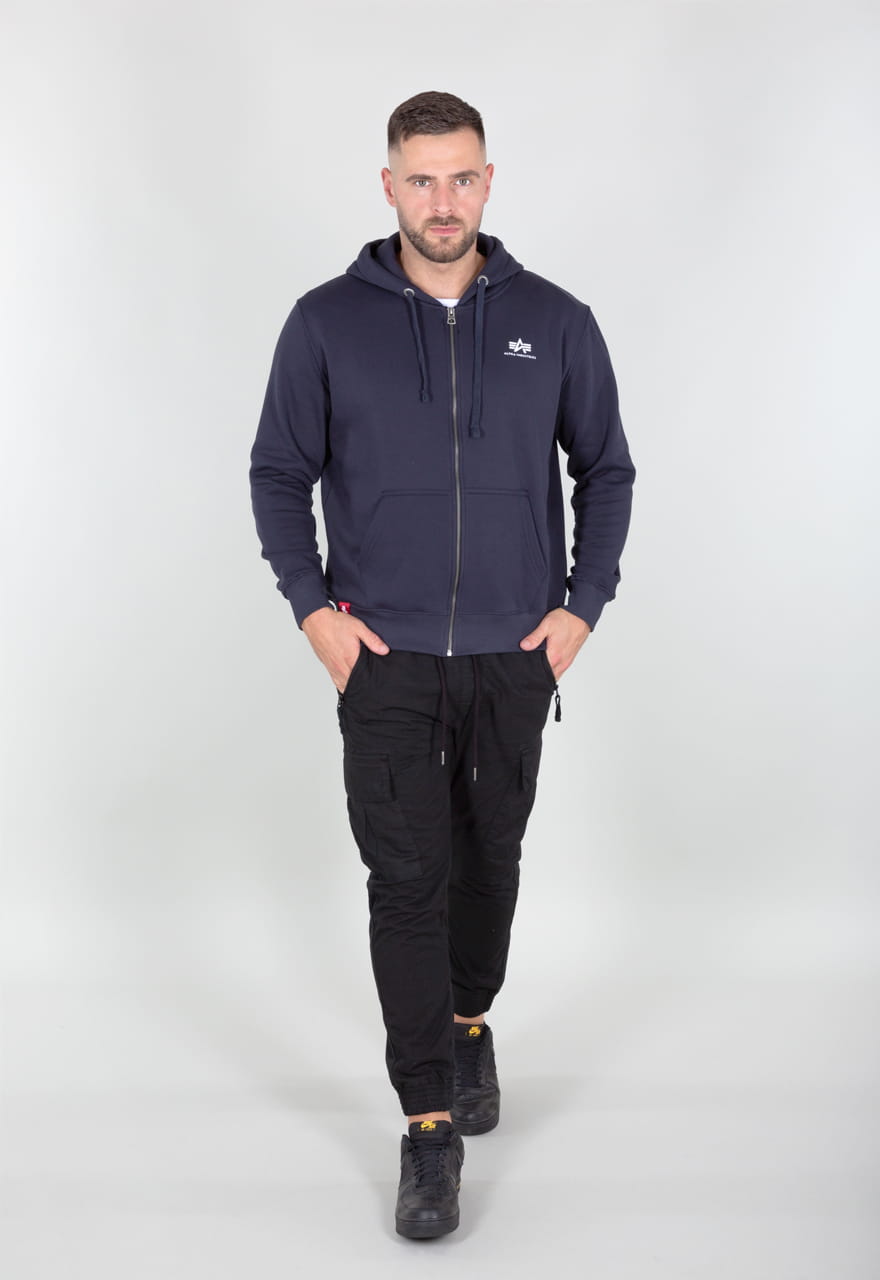 Basic Zip Hoody SL Rozpinana bluza z kapturem Alpha Industries 118342