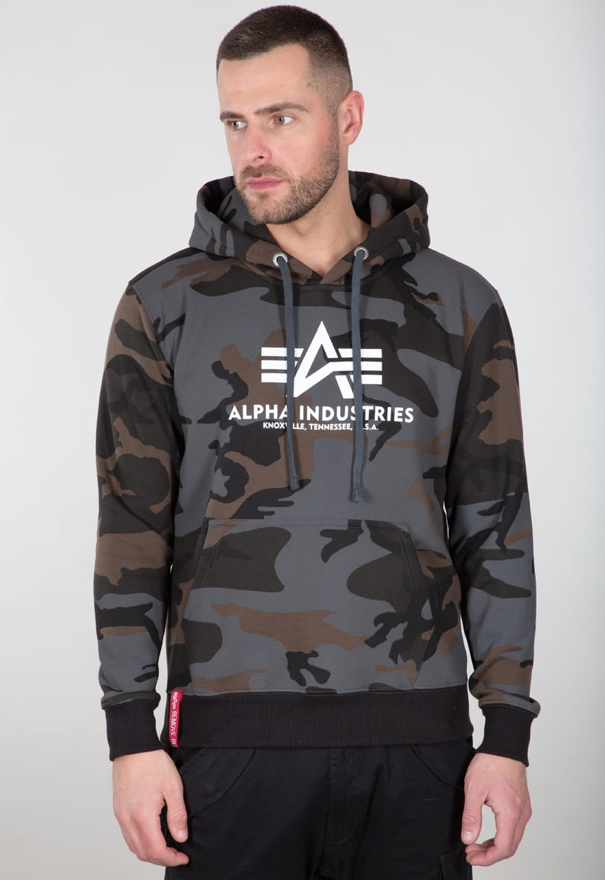 Basic Hoody Camo Alpha Industries Bluza Męska 178312C