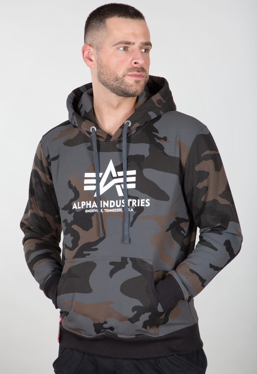 Basic Hoody Camo Alpha Industries Bluza Męska 178312C