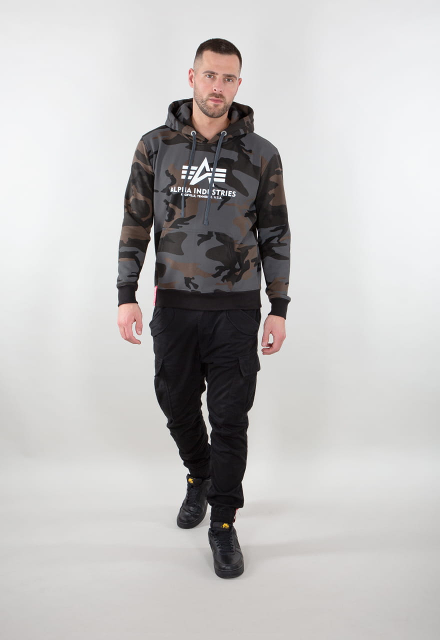 Basic Hoody Camo Alpha Industries Bluza Męska 178312C