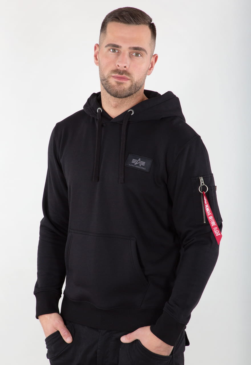 Bluza z Kapturem z Nadrukiem na Plecach Tęczowe Odblaski Alpha Industries 178318RR
