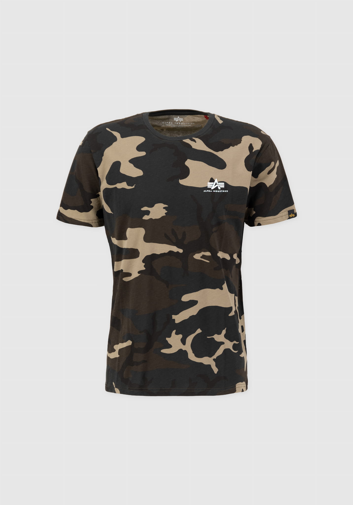 Basic T Small Logo Camo Alpha Industries 188505C
