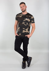Basic T Small Logo Camo Alpha Industries 188505C