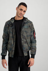 MA-1 LW Hooded Refl. Camo Lekka Alpha Industries 126138RC