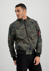 MA-1 LW Hooded Refl. Camo Lekka Alpha Industries 126138RC