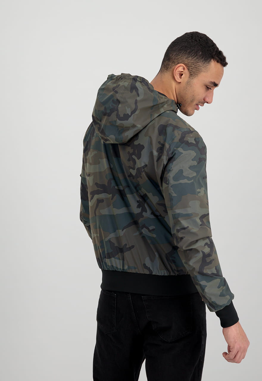 MA-1 LW Hooded Refl. Camo Lekka Alpha Industries 126138RC