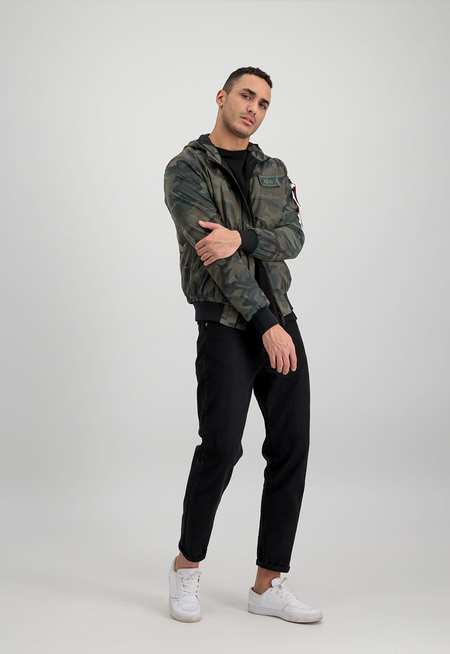 MA-1 LW Hooded Refl. Camo Lekka Alpha Industries 126138RC