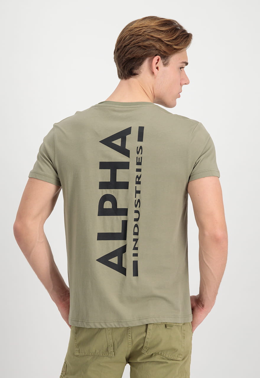 Nadruk na plecach T-shirt Alpha Industries 128507